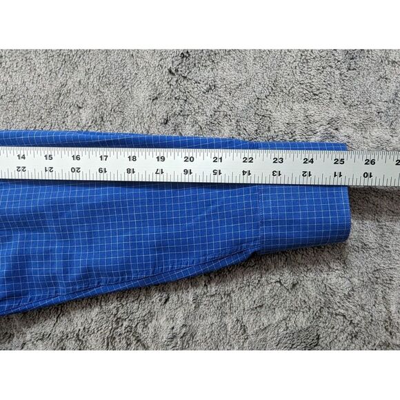 Yves Saint Laurent Long Sleeve Band Collar Men's Size 15.5 34-35 Blue - Picture 8 of 11